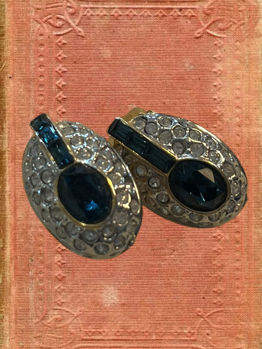 Vintage clip on earrings