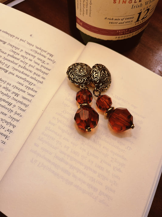 Vintage clip on earrings