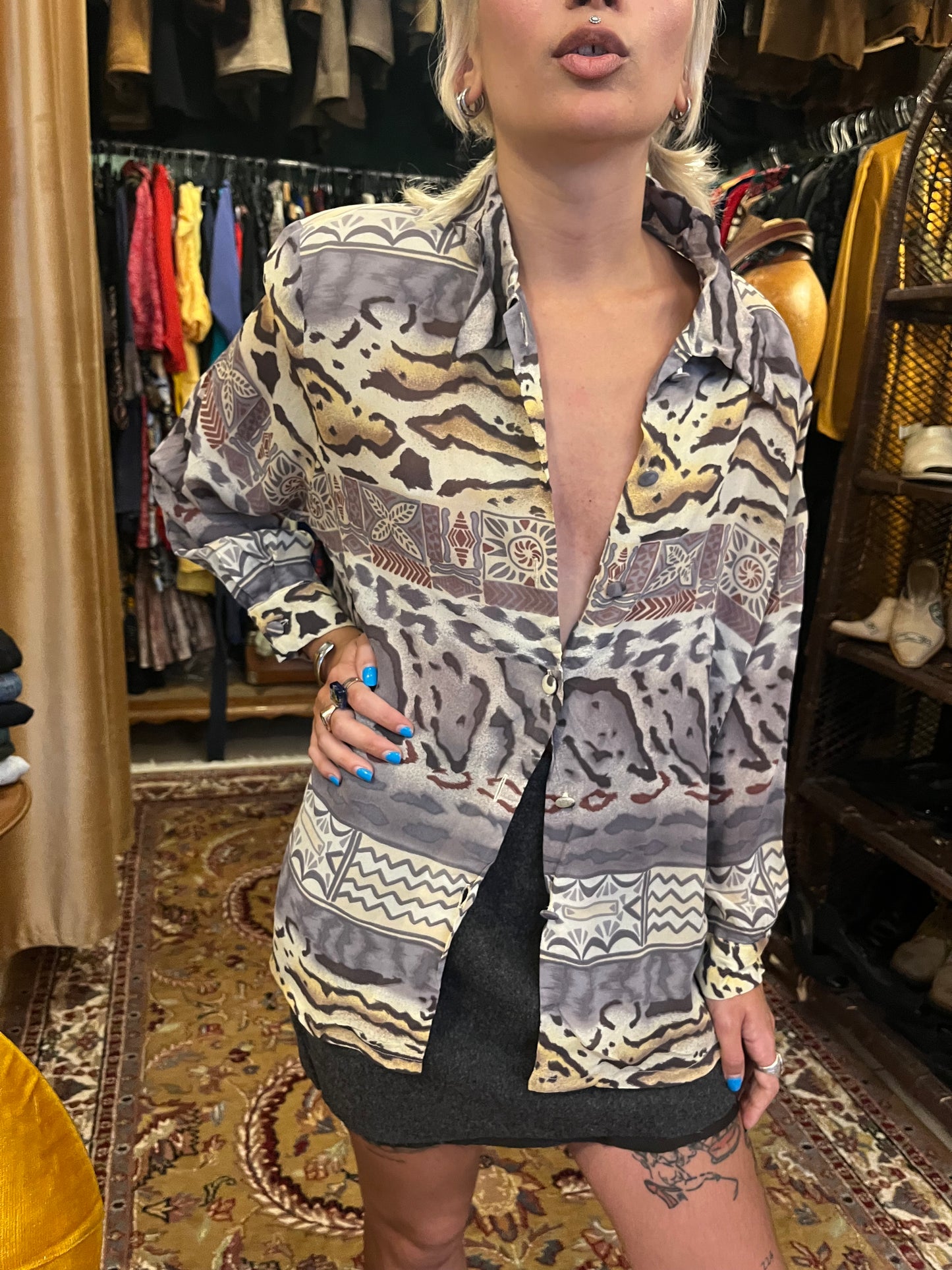 Patterned Vintage Shirt