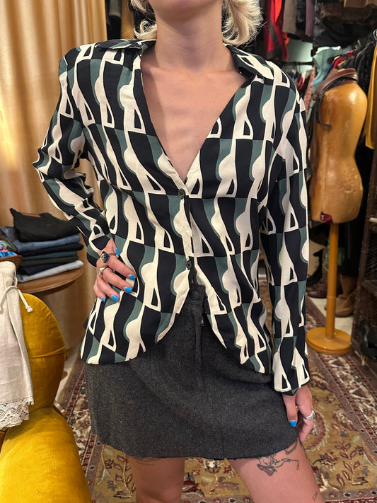 70s Patterned Shirt