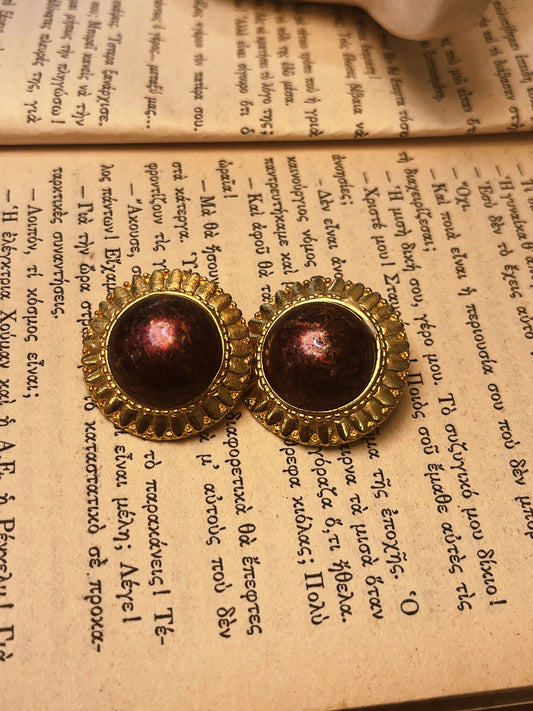 Vintage clip on earrings