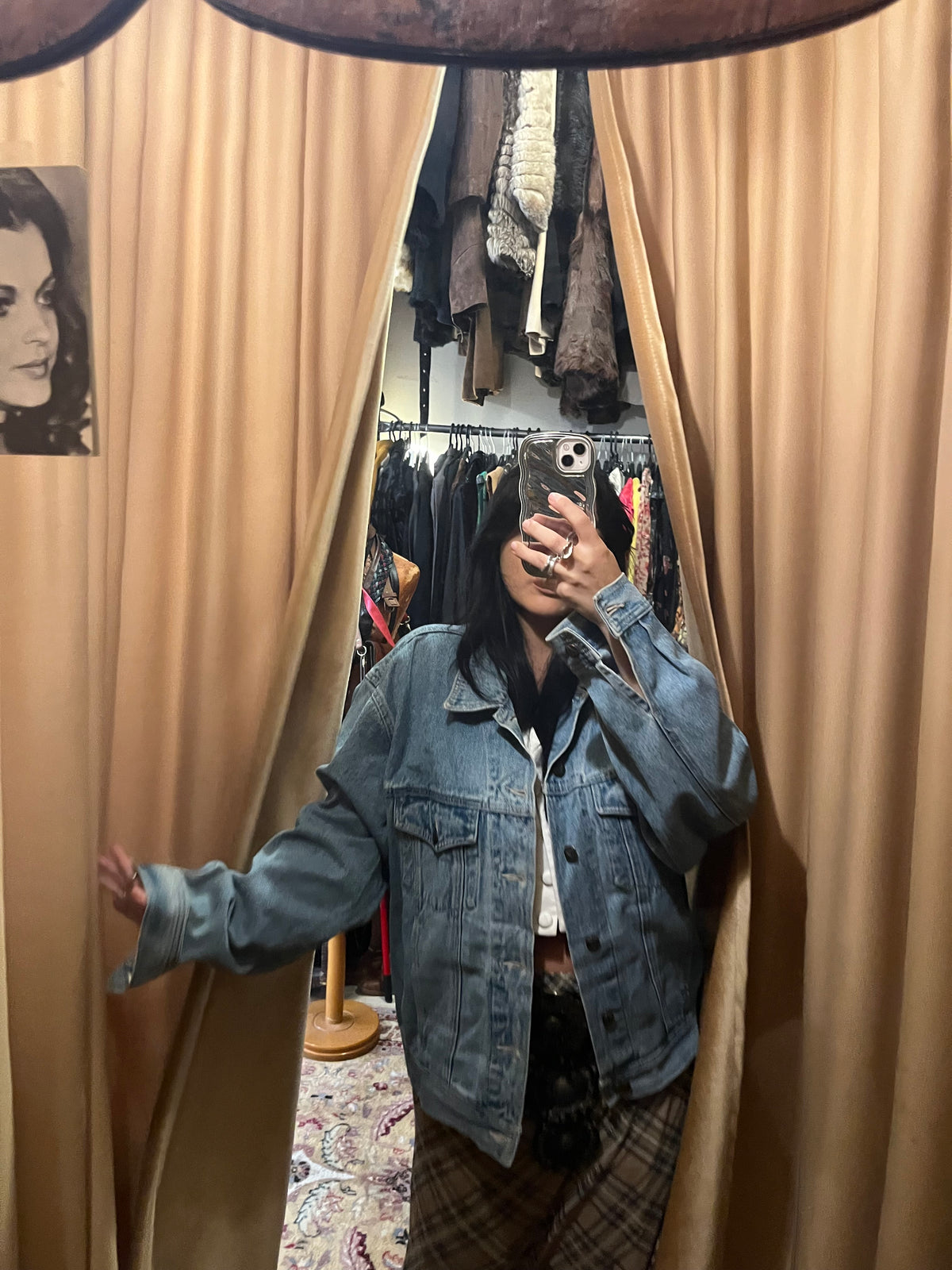 90s denim jacket in light wash
