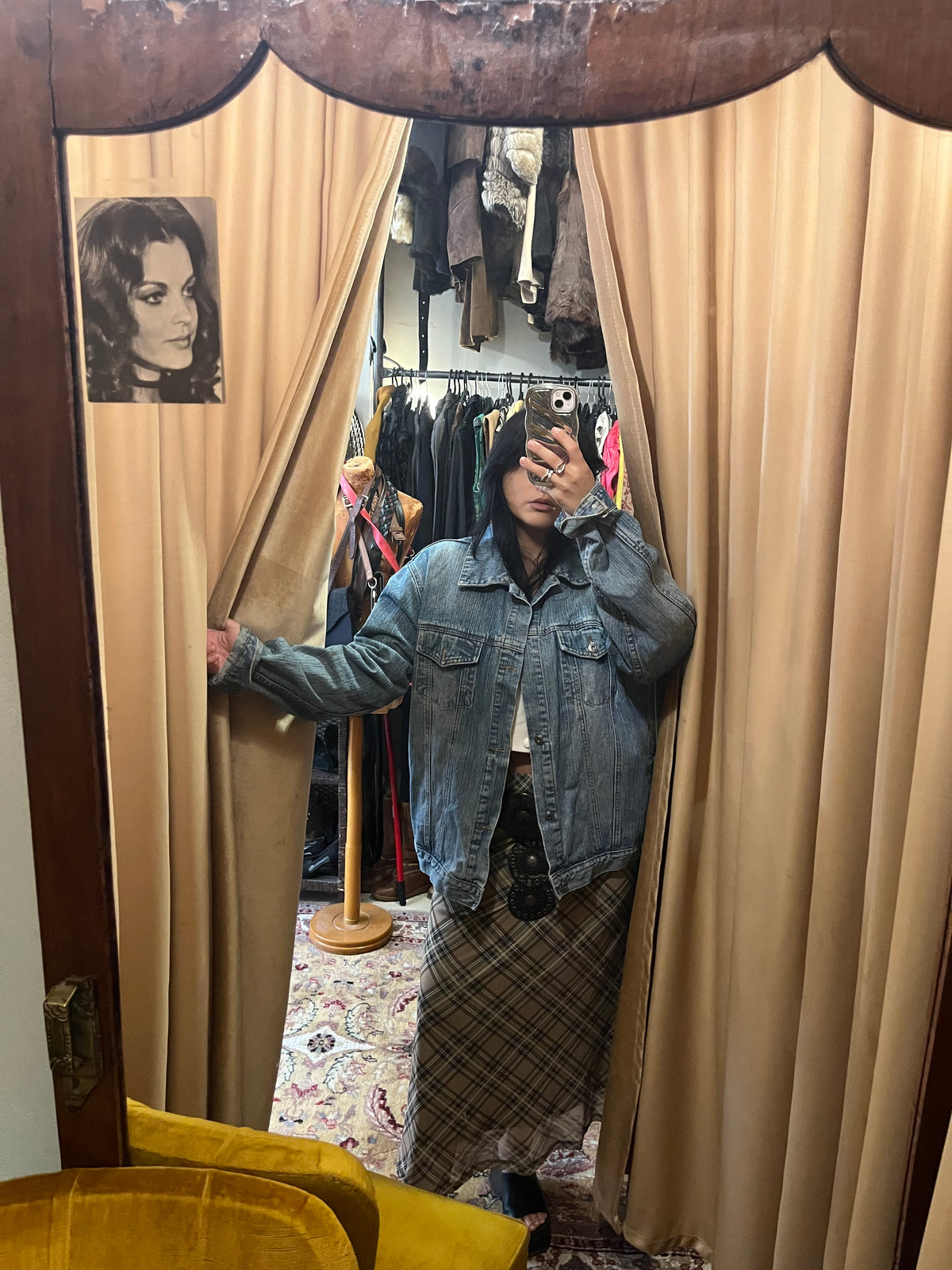 Denim jacket in light wash