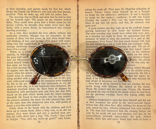Vintage Tortoise Shell Teashade Sunglasses
