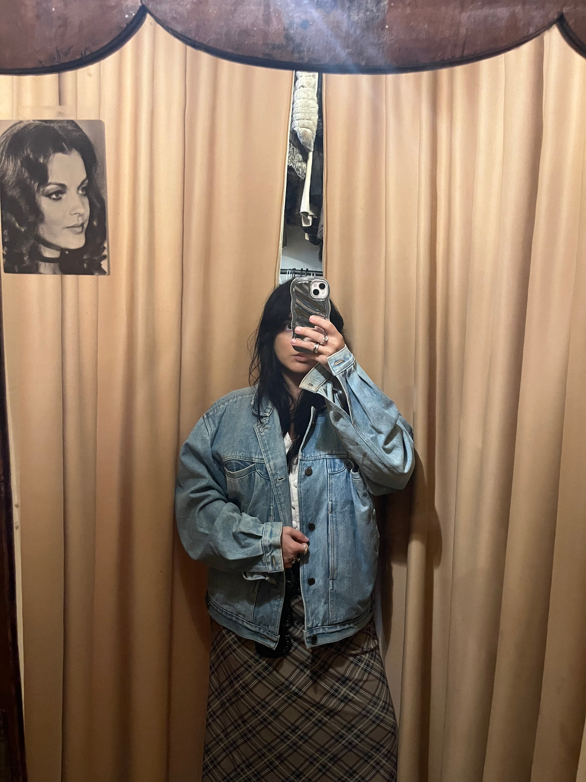 Oversized Light Wash Denim Jacket