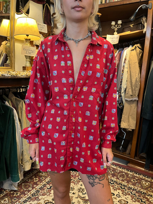 Vintage Patterned Shirt