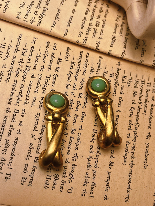 Vintage clip on earrings