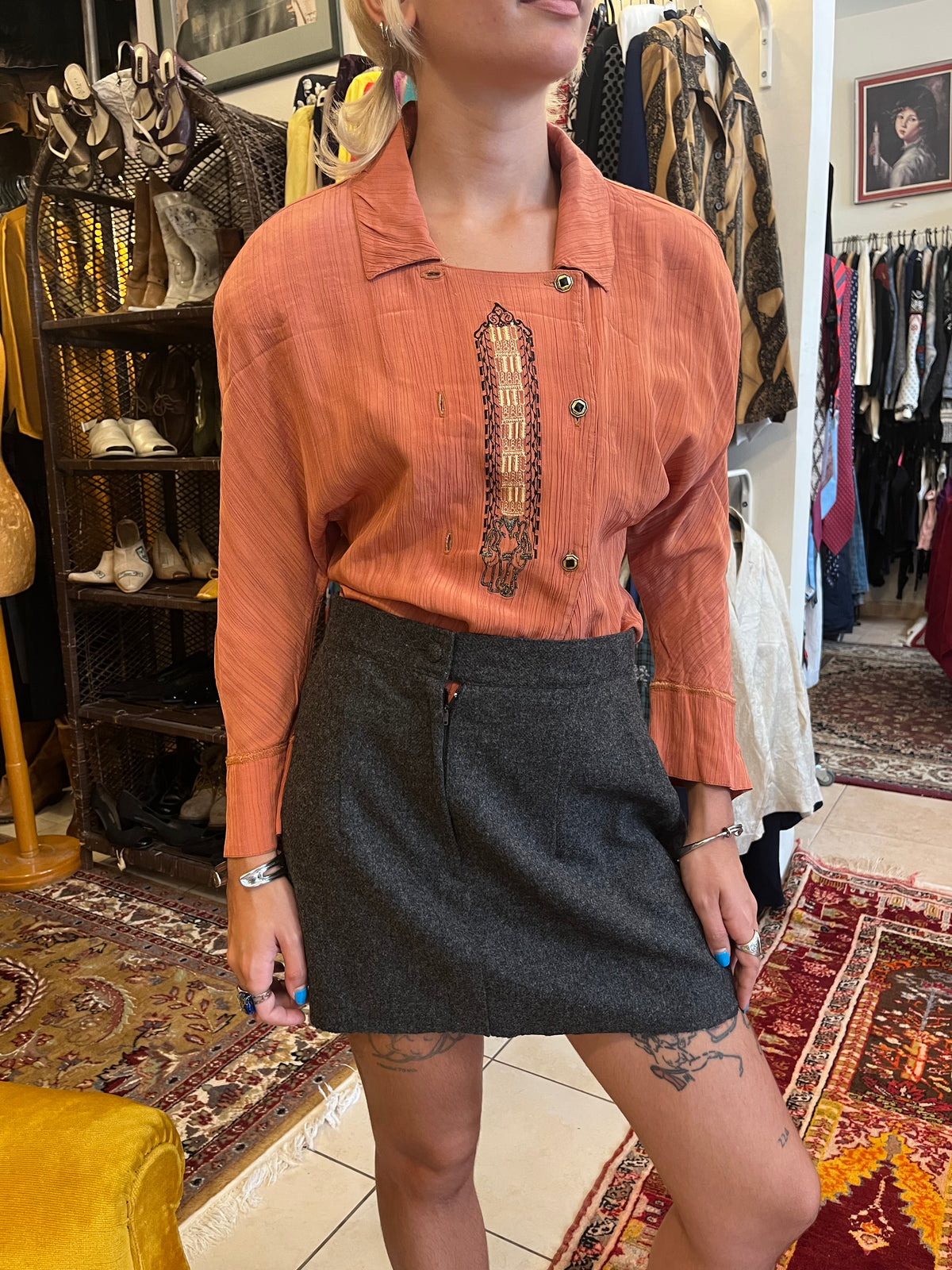 Vintage button up shirt