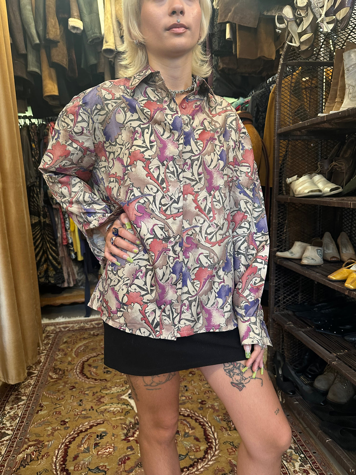 Vintage Patterned Shirt