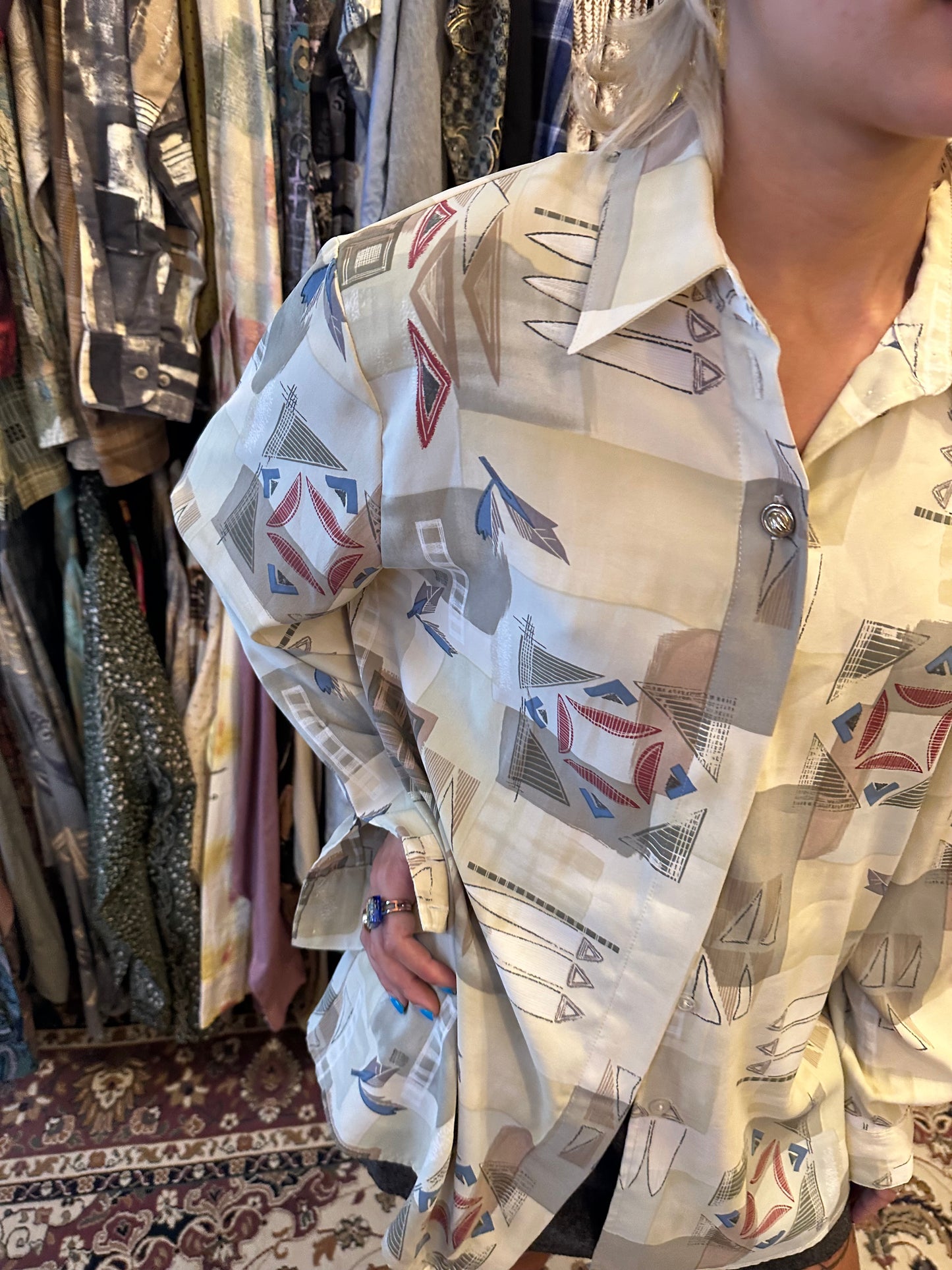 Vintage Patterned Shirt