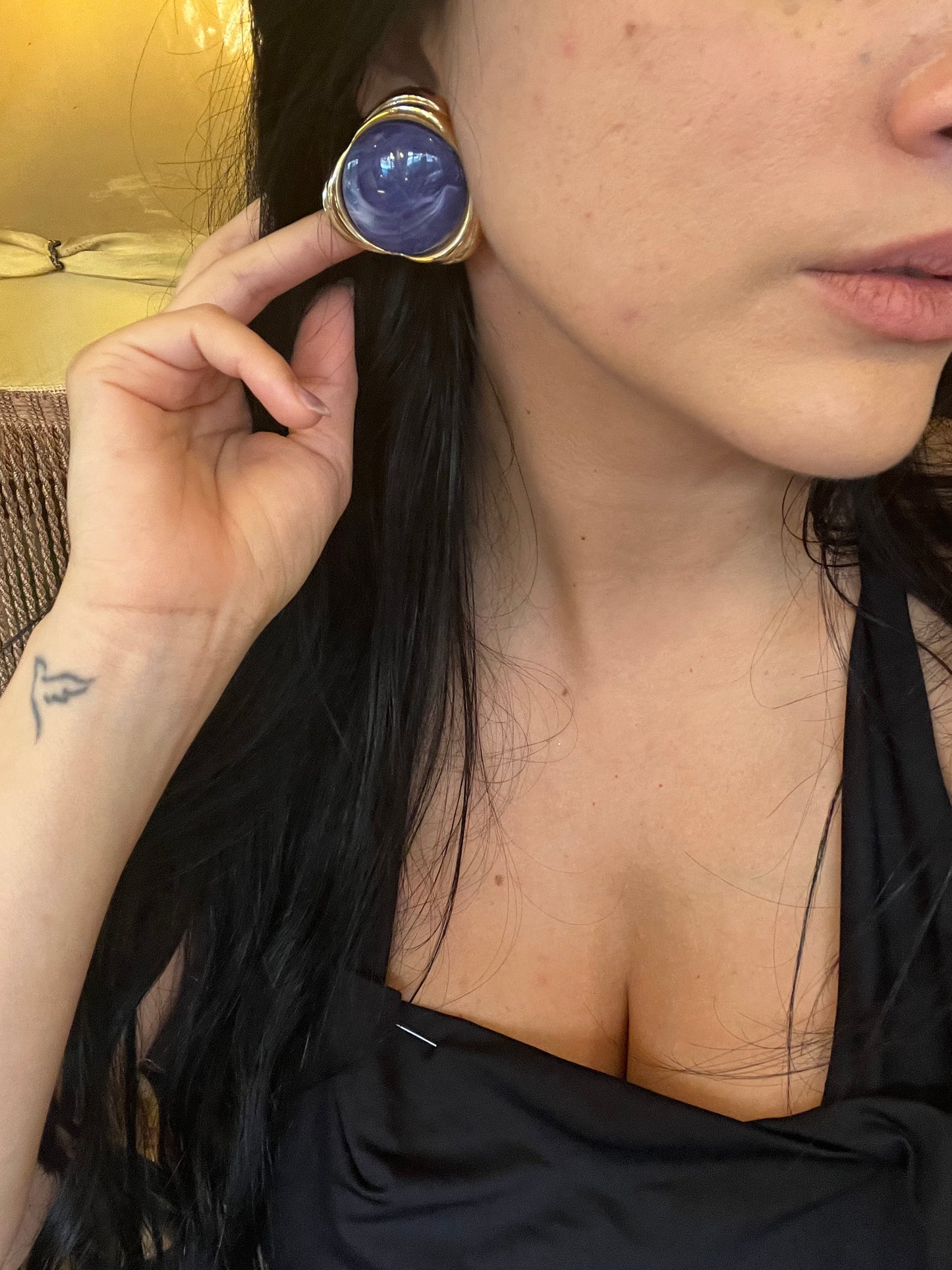 Vintage clip on earrings