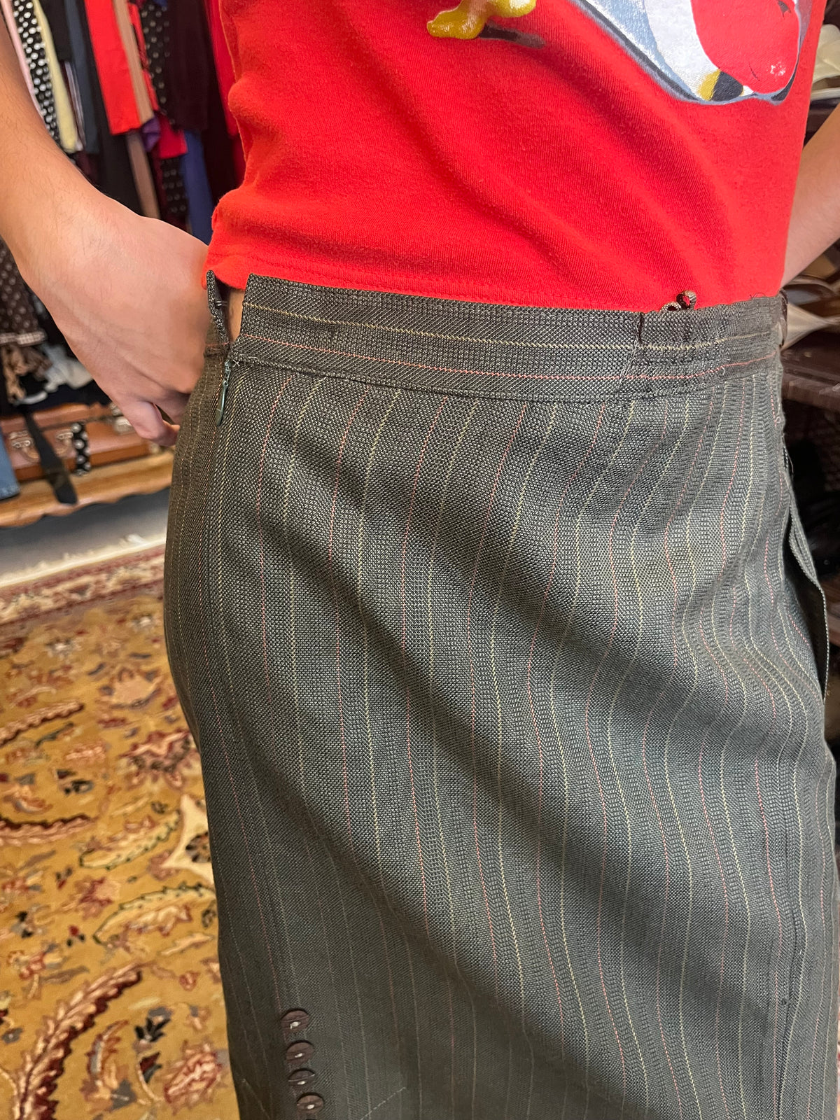 Striped 90s skirt