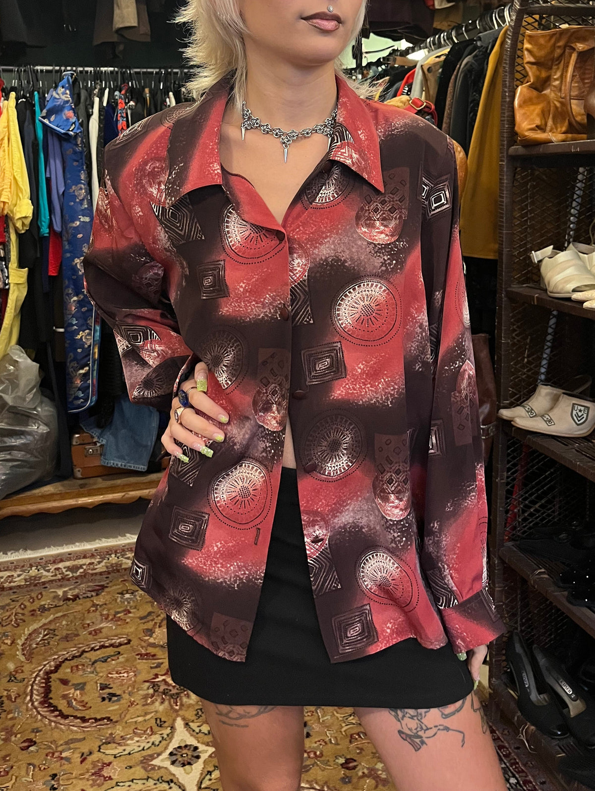 Vintage Patterned Shirt