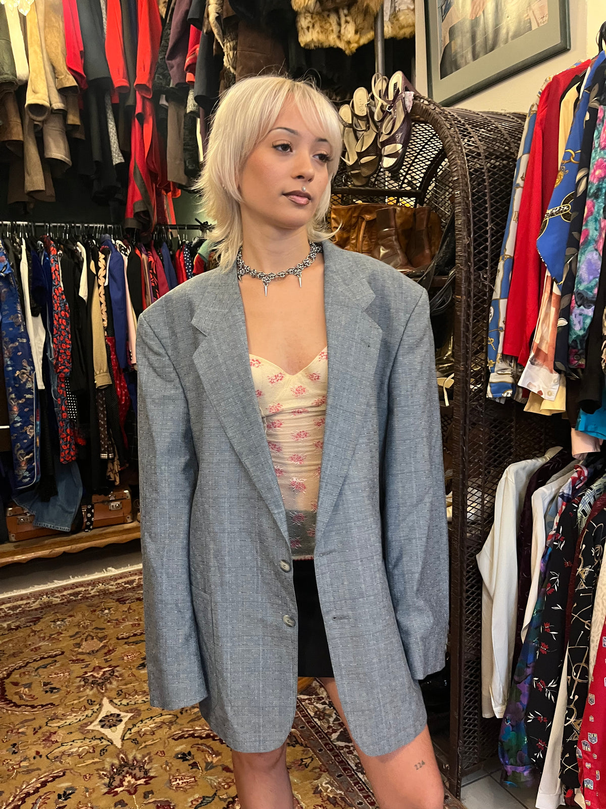 Vintage grey blazer