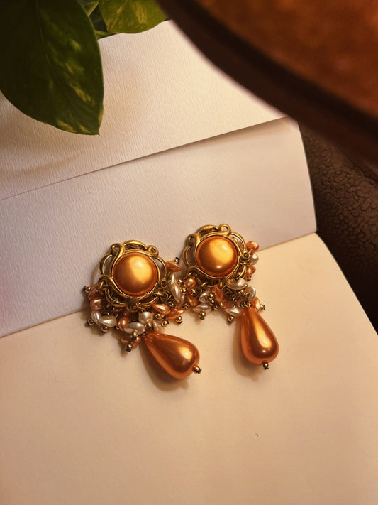 Vintage clip on earrings