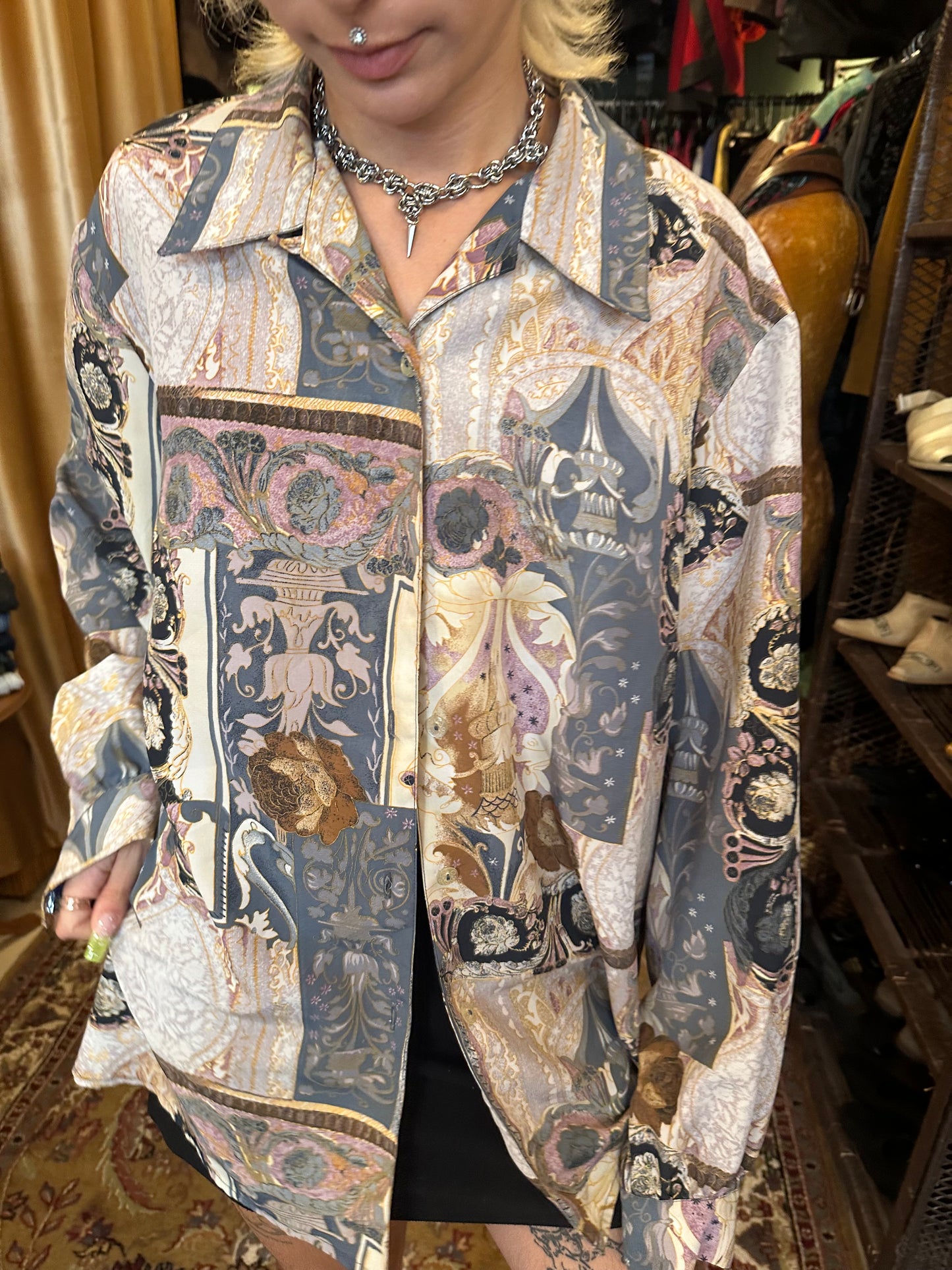 Vintage Patterned Shirt