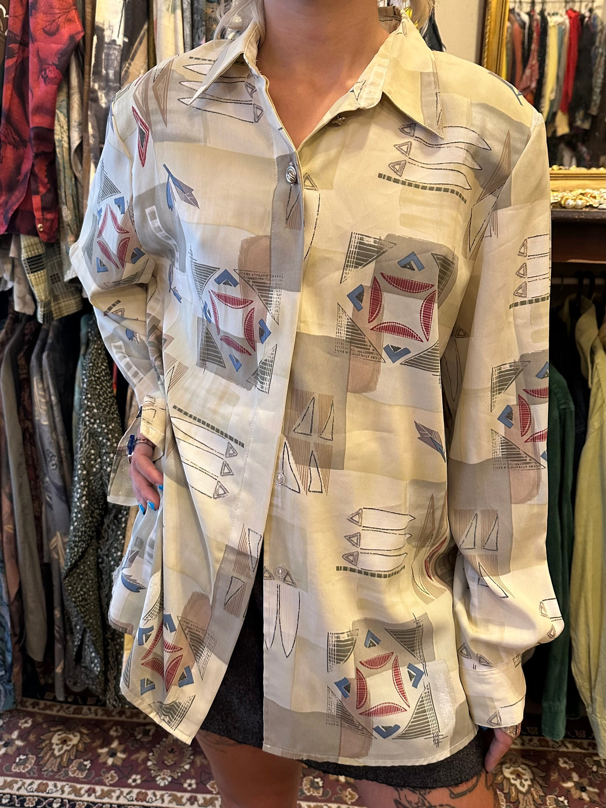 Vintage Patterned Shirt