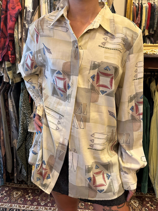 Vintage Patterned Shirt