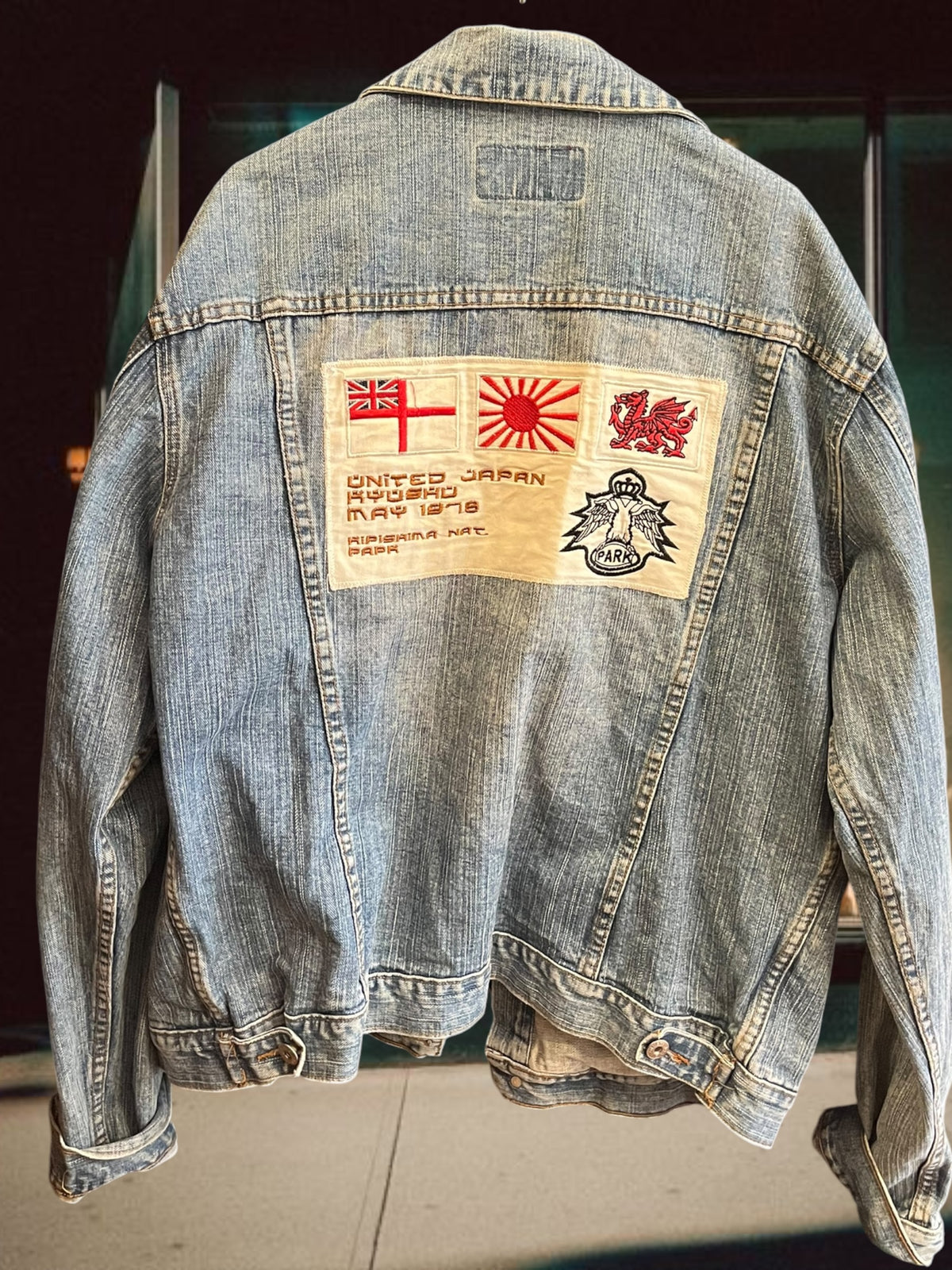 Denim jacket in light wash