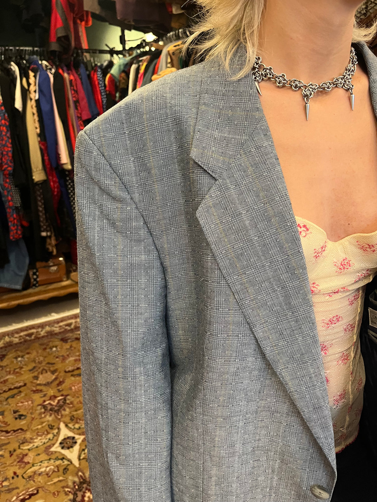 Vintage grey blazer