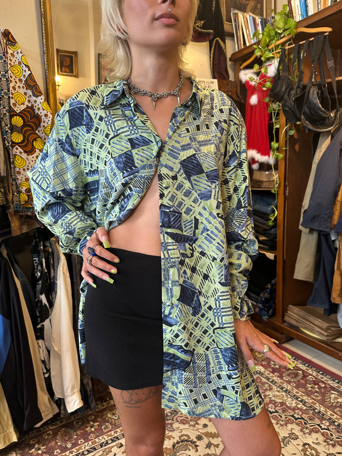 Vintage Patterned Shirt