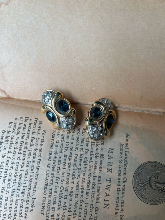 Vintage clip on earrings