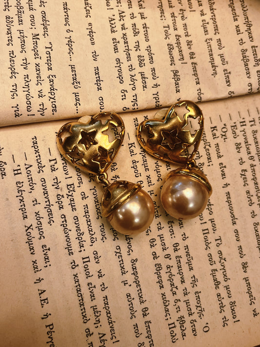 Vintage clip on earrings