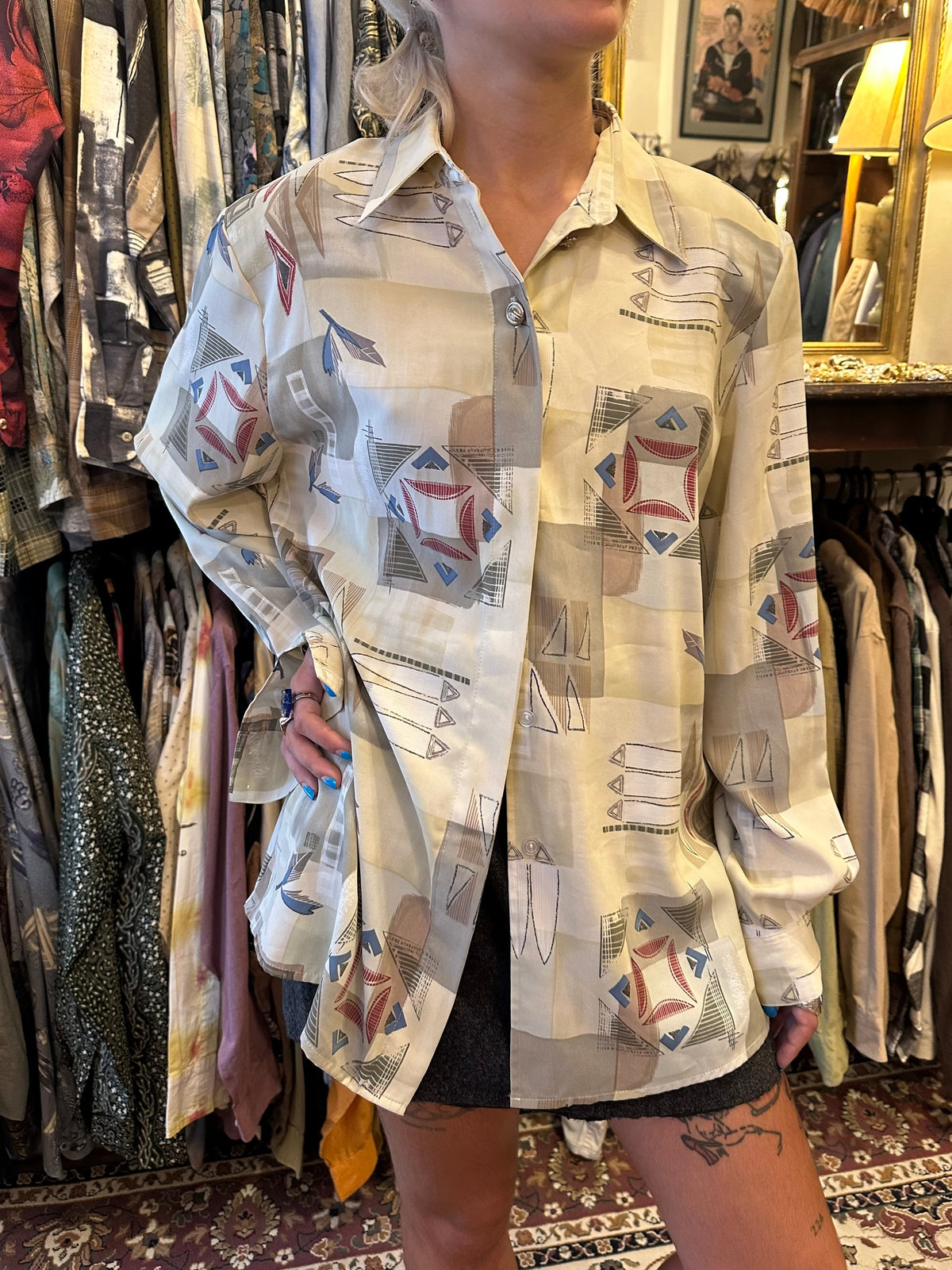 Vintage Patterned Shirt