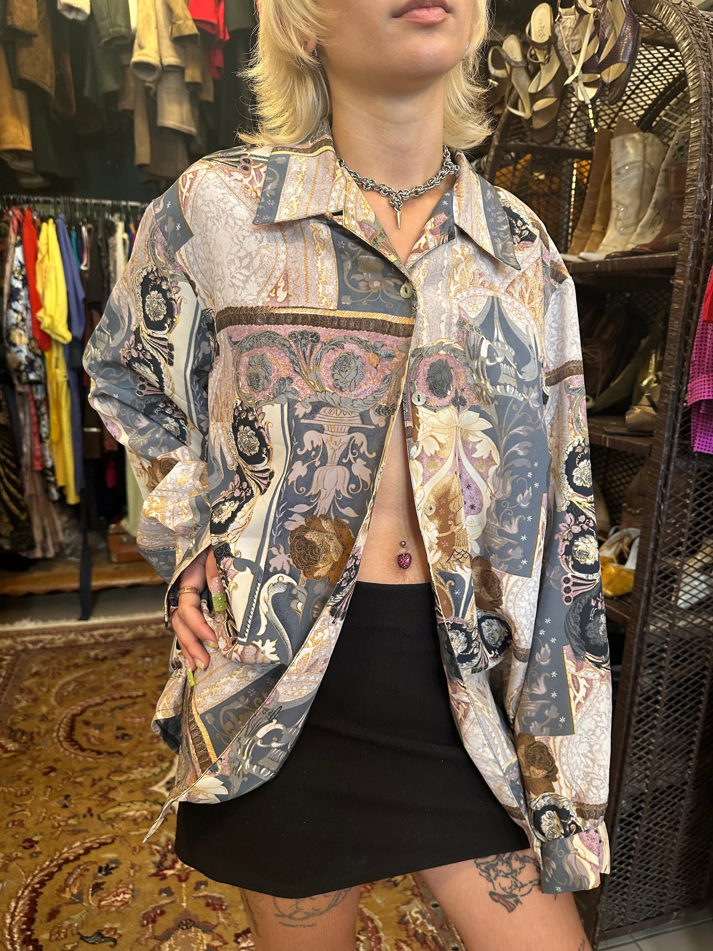 Vintage Patterned Shirt