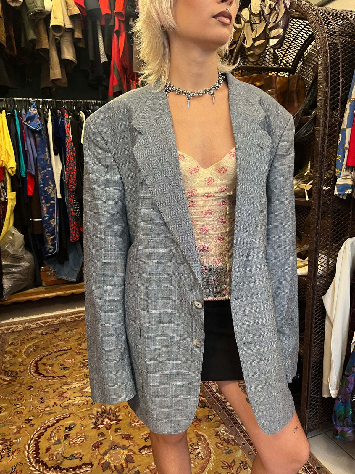 Vintage grey blazer