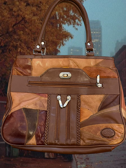90s patches spacious hand bag