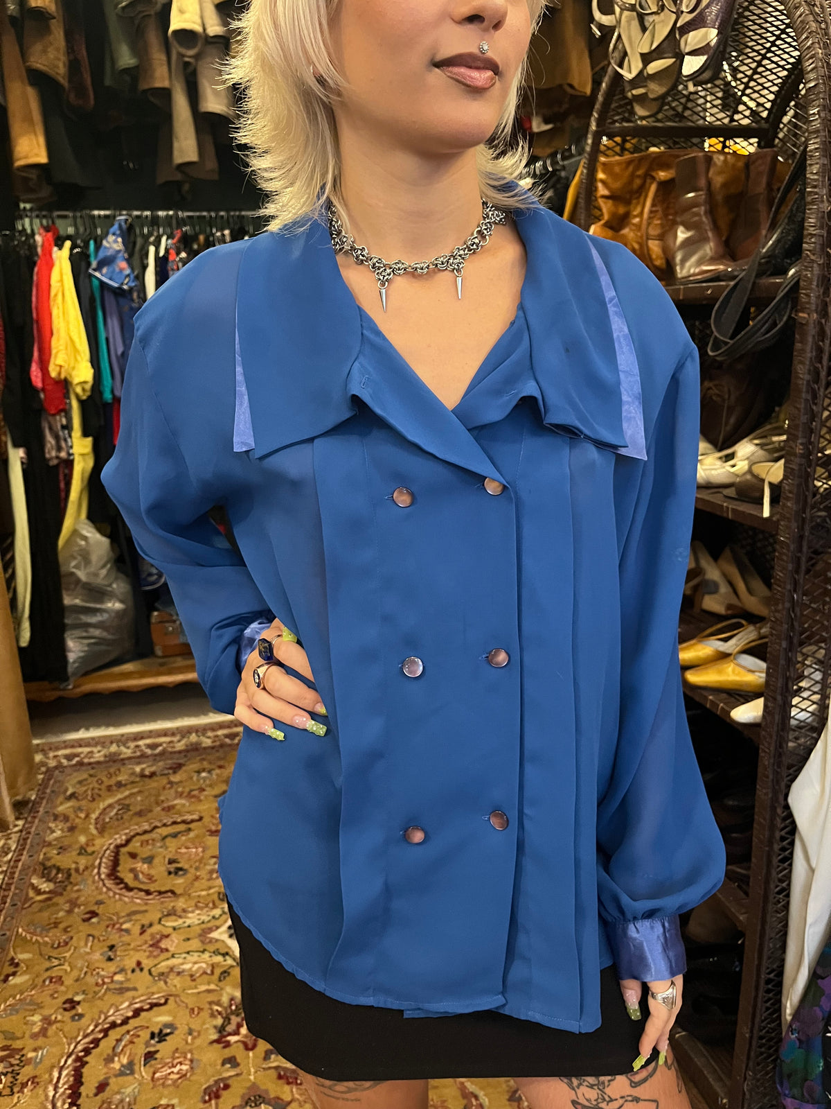 Vintage Blue Shirt