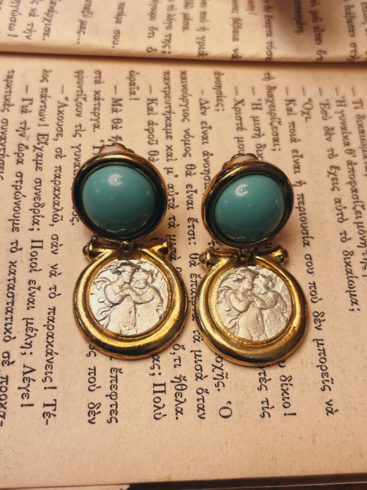 Vintage clip on earrings