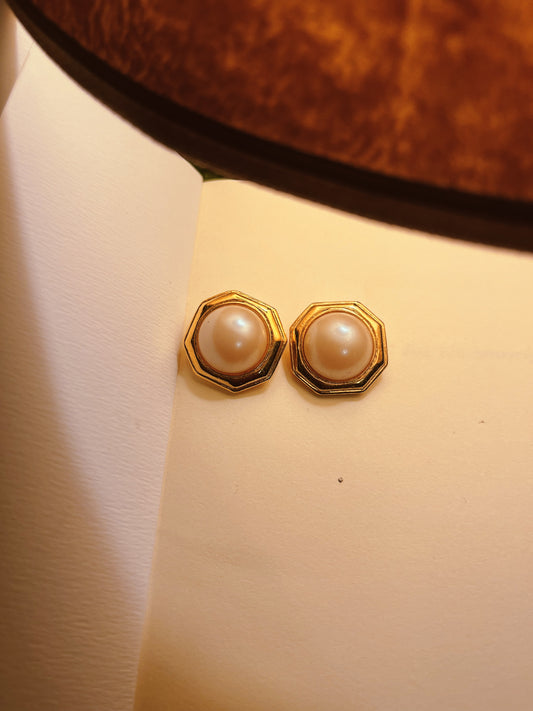 Vintage clip on earrings