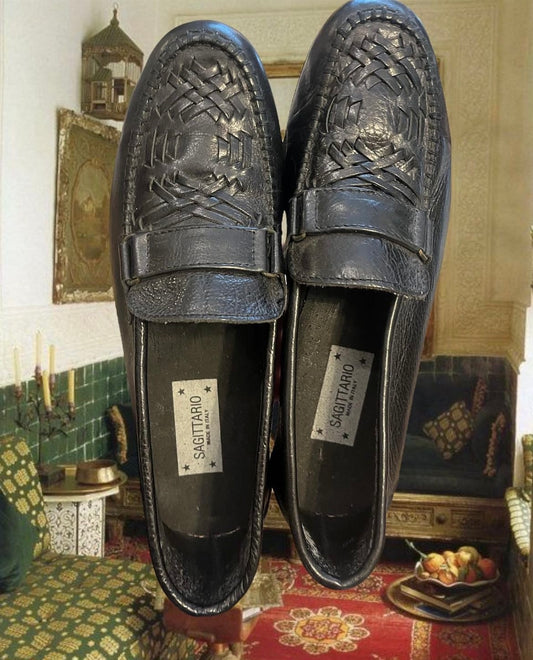 Leather loafers