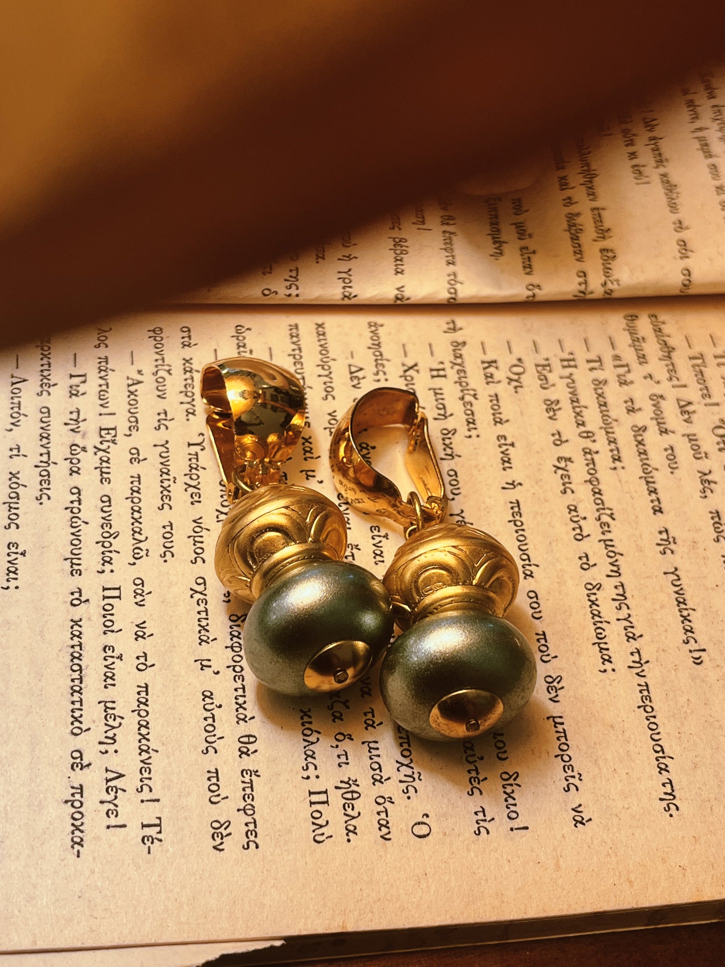 Vintage clip on earrings