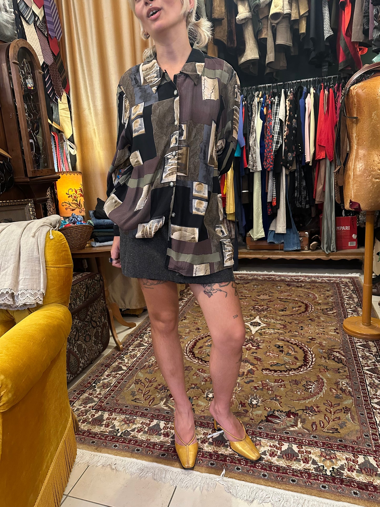 Vintage Patterned Shirt