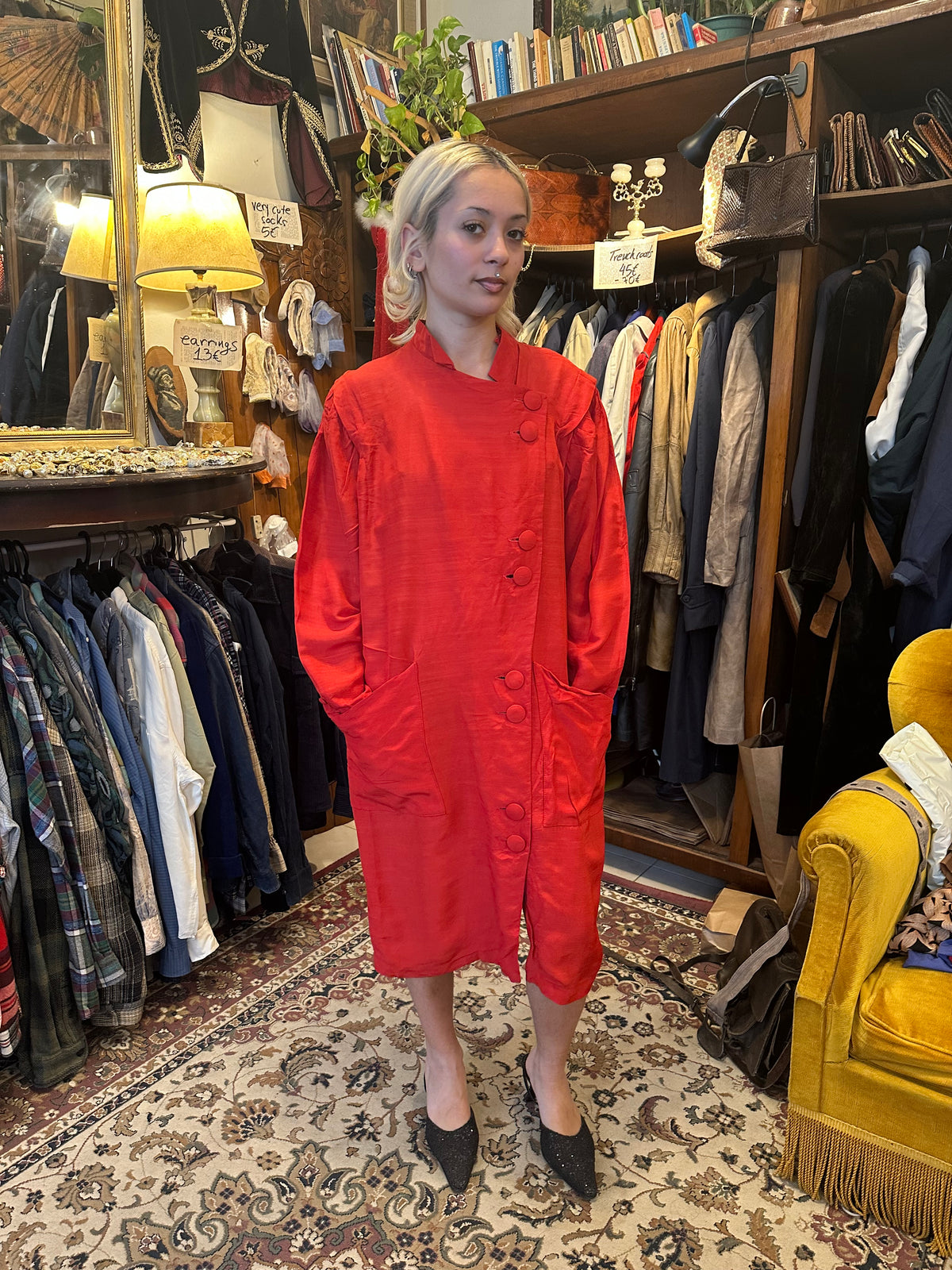 Red Midi Dress