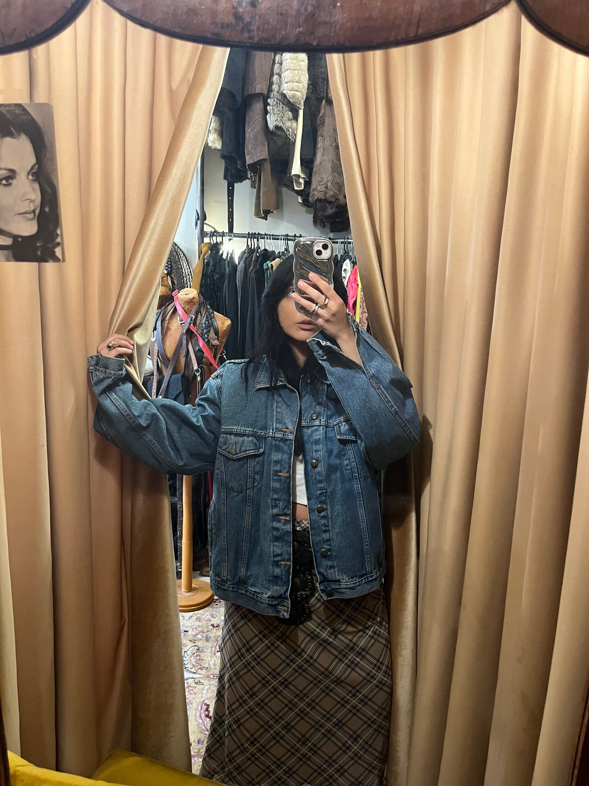 90s denim jacket in oversized  fit