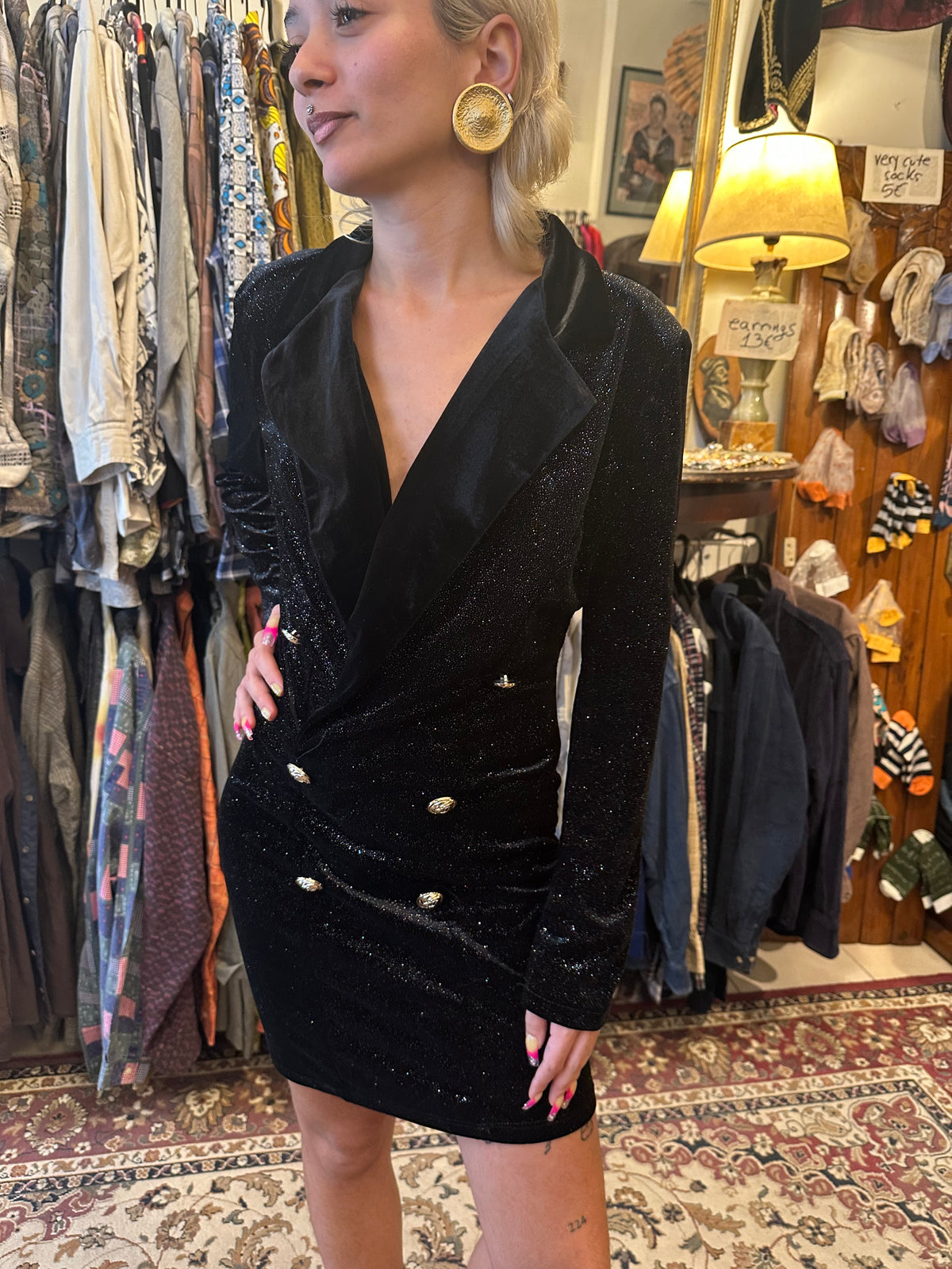 Black Velvet Dress