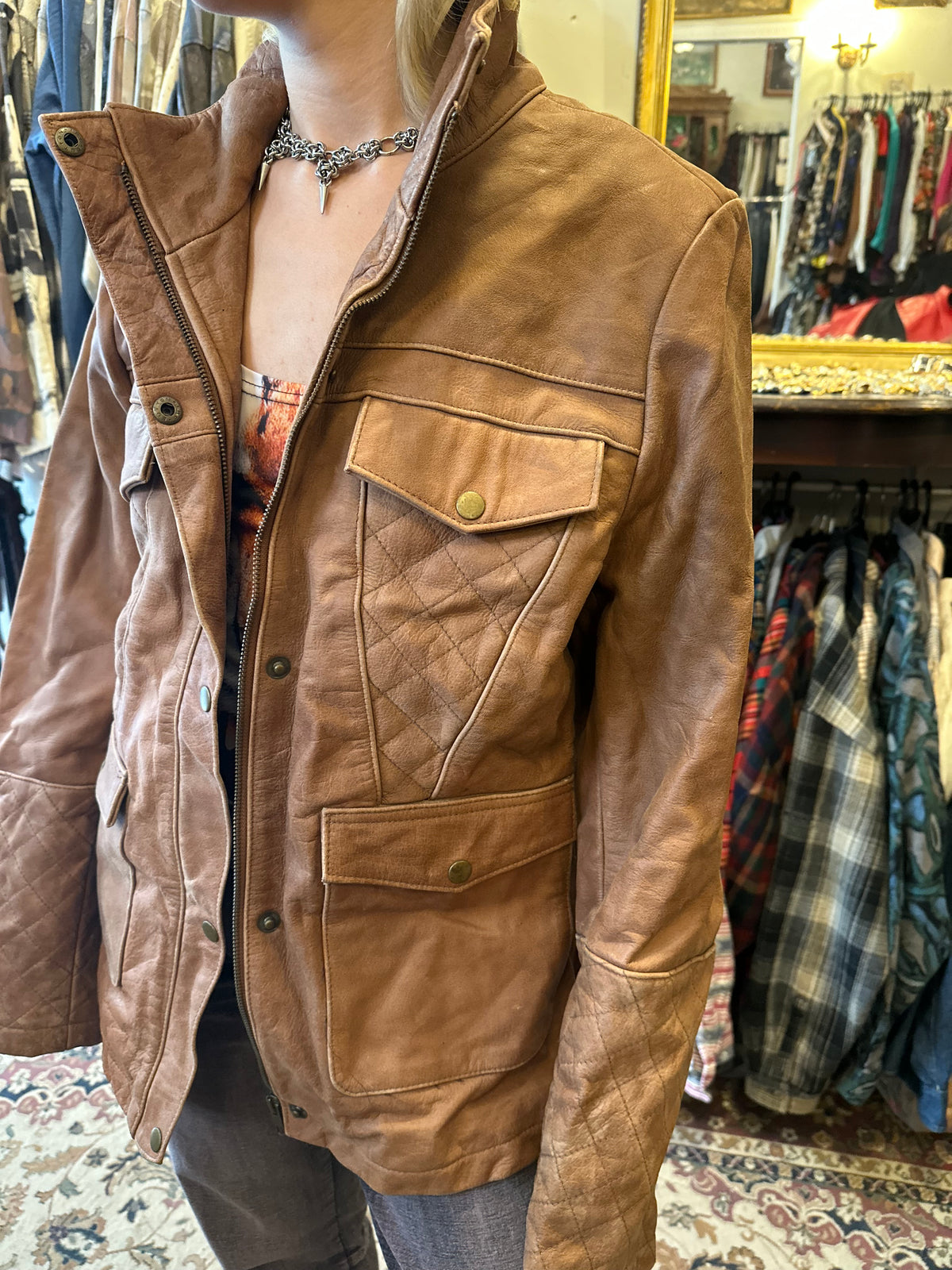 Brown Leather Jacket
