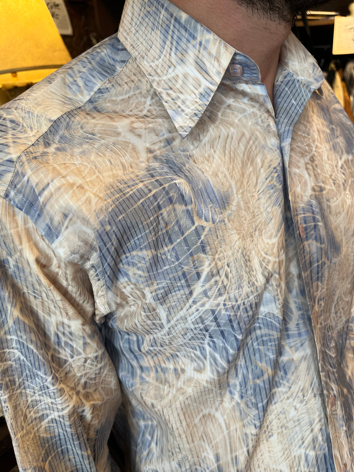Vintage funky button up shirt