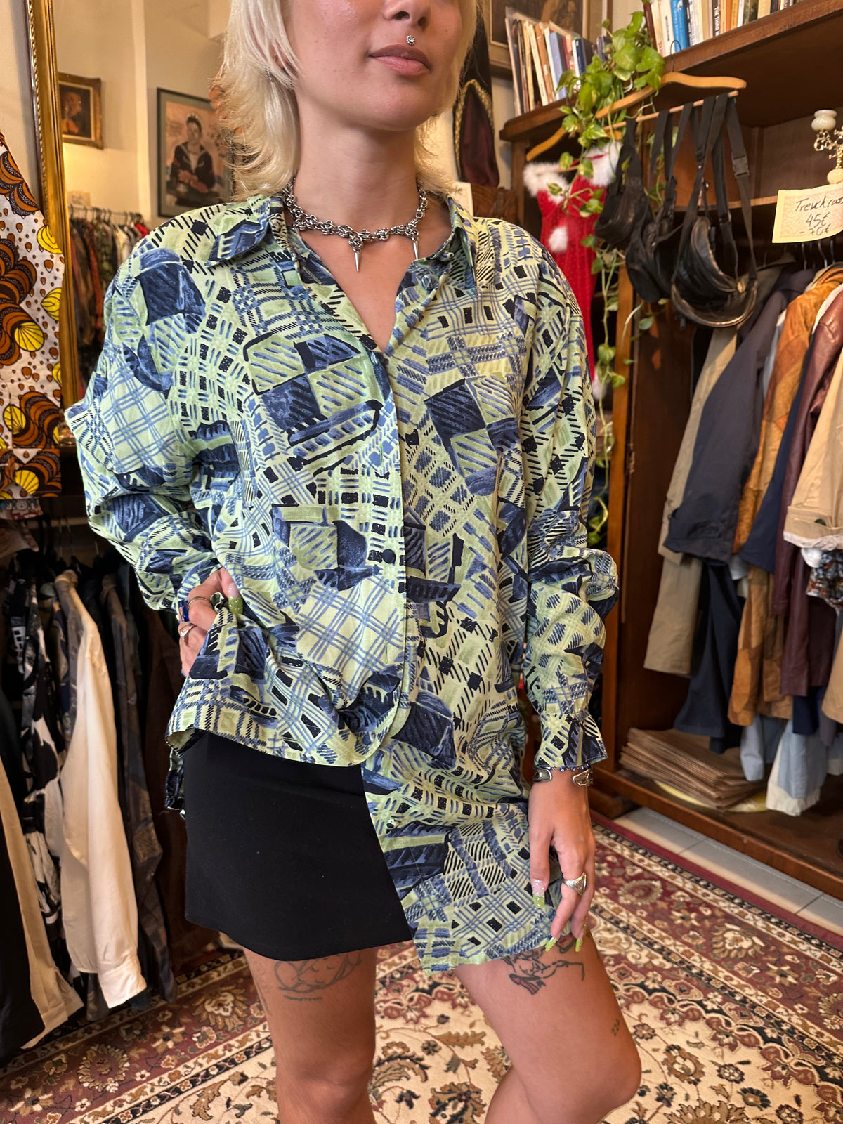 Vintage Patterned Shirt