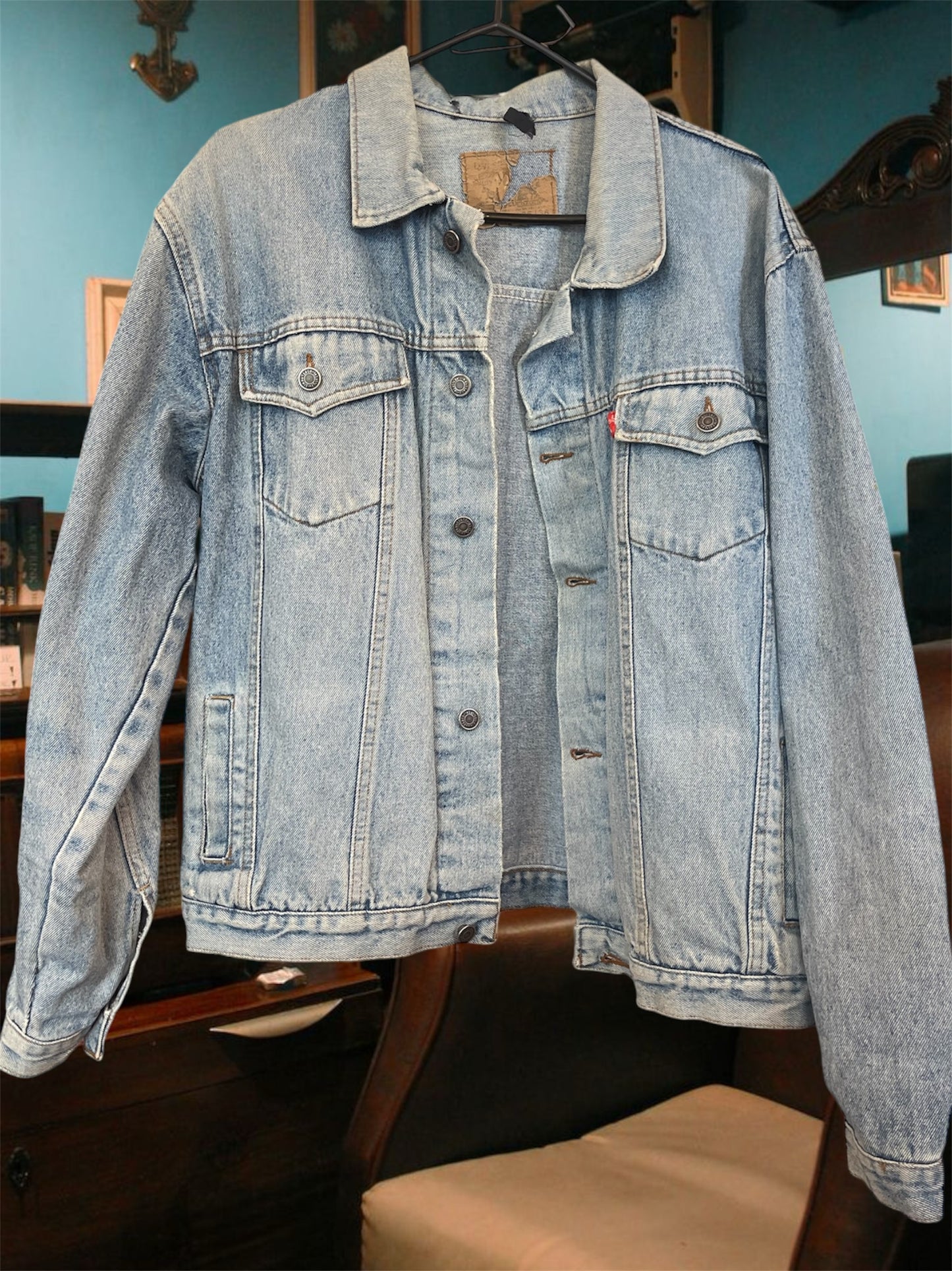 Levi’s denim jacket .