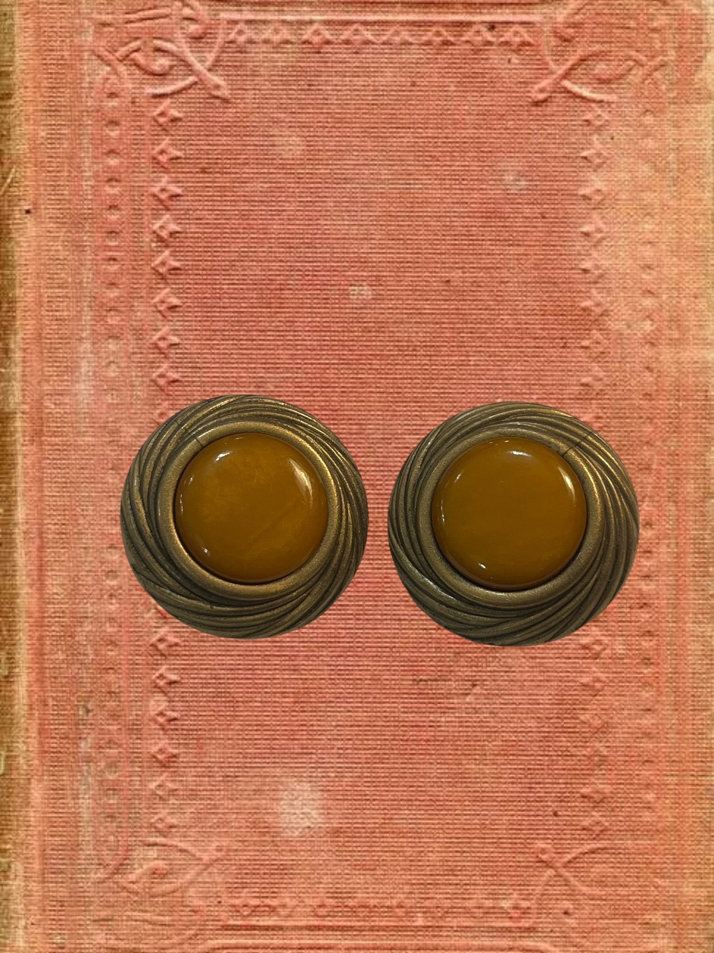 Vintage clip on earrings