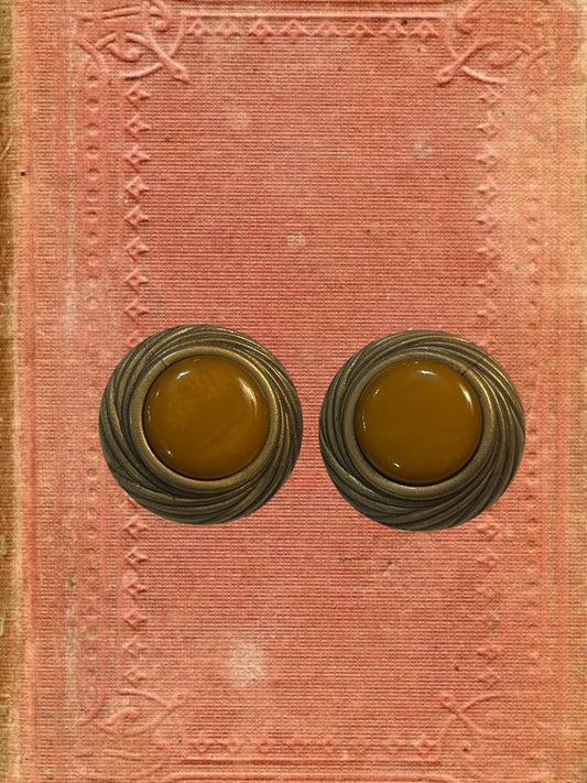 Vintage clip on earrings