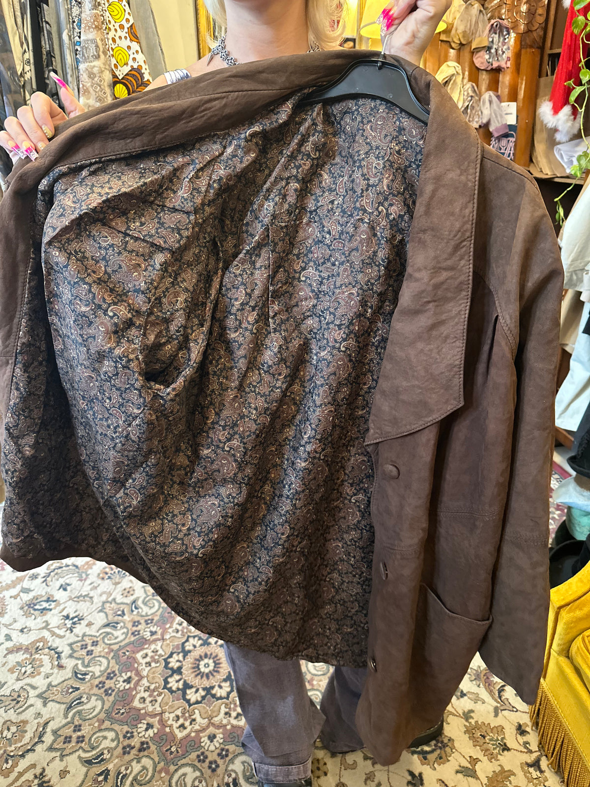 Brown Vintage Leather Jacket