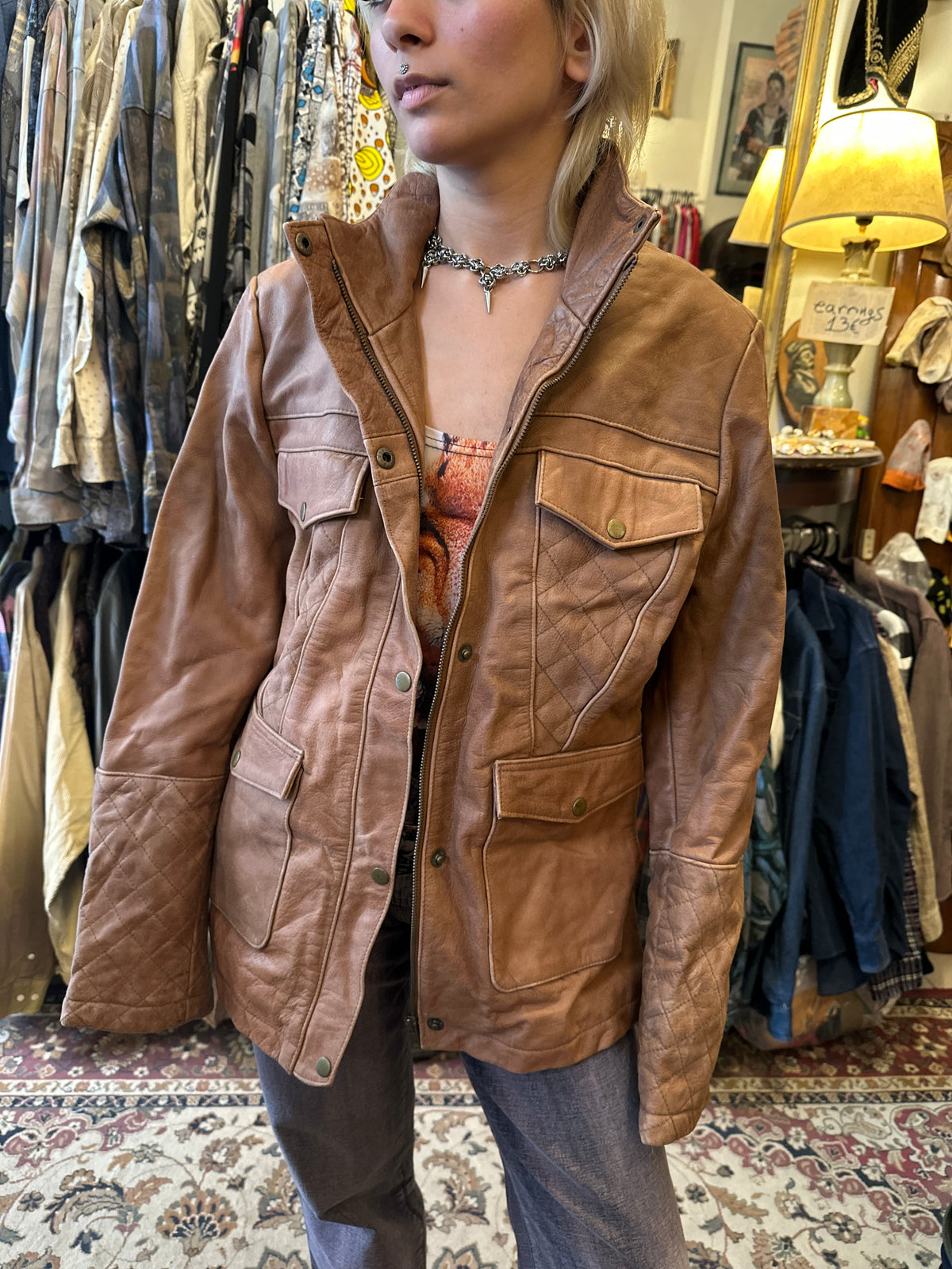 Brown Leather Jacket