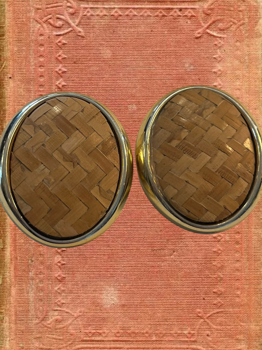 Vintage clip on earrings