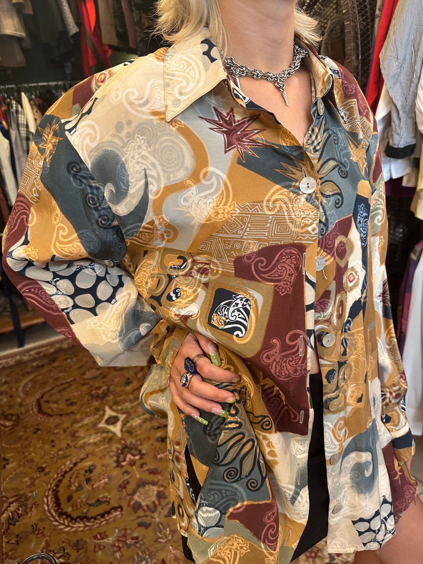 Vintage Patterned Shirt